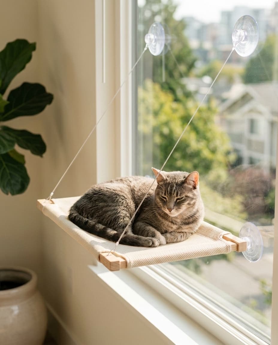 Sunbeam Shelf - Wall-Mounted Window Perch